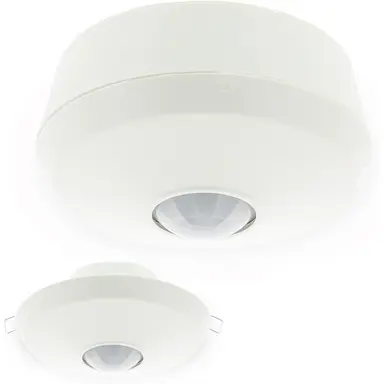 Klemko PLF-IOB-PIR/UNI Lumiko 870557 aanwezigheidsmelder PIR plafond universeel 7m 2200W aansluitkabel IP44