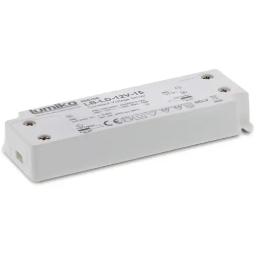 Klemko LB-LD-12V-15 Lumiko 860100 LED-driver constante spanning 12V 1,3A 0,12-15W