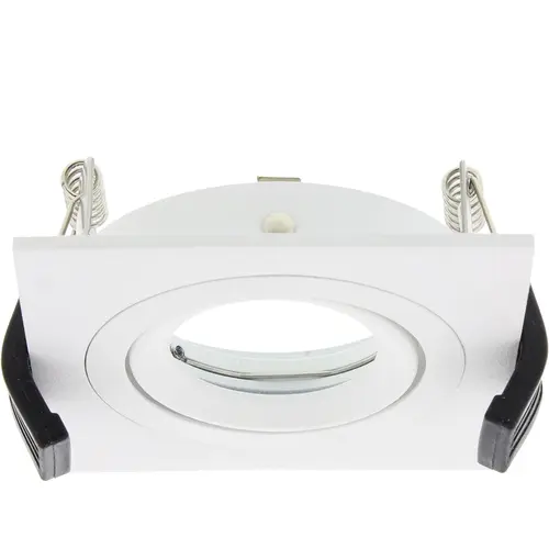Klemko LIA-LM-VK90-W Lumiko 868574 inbouwarmatuur modulair vierkant 1-voudig 90x90mm kantelbaar wit