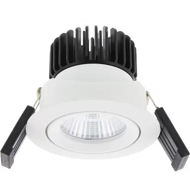 Klemko LD-7W-RK78-EWW Lumiko 868680 LED-inbouwspot Bolero rond 78mm 7W 700mA 2700K kantelbaar wit dimbaar