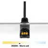 Klemko MIL11ZW-SD-WW-0,5W Lumiko 867700 LED-mini-inbouwspot IP67 11mm 0,5W 3000K CRI90 zwart