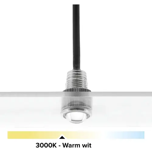 Klemko MIL11ALU-L-WW-3W Lumiko 867660 grijze mini led ip67 11mm 3w