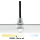 Klemko MIL11WH-L-WW-1W Lumiko 867610 LED-mini-inbouwspot IP67 11mm 0,5W 3000K CRI90 wit