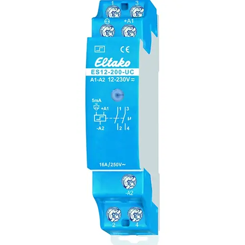 Eltako ES12-200-UC impulsrelais 2 maakcontacten 16A 12-230V AC/DC 250V AC