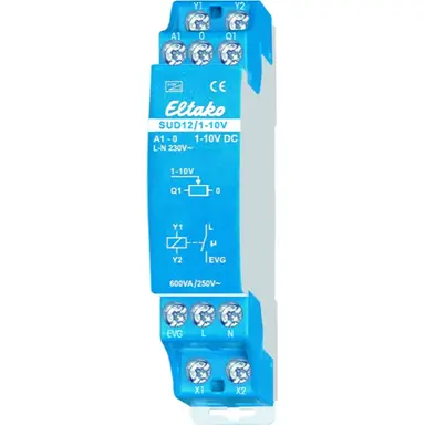 Eltako SUD12/1-10V 1-10V DIN-rail stuurmodule 600W