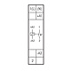 Eltako ER12DX-UC schakelrelais 1 maakcontact 16A 250V stuurspanning 12-230V AC/DC 1 module DIN-rail