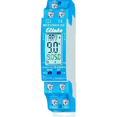 Eltako MFZ12DDX-UC tijdrelais multifunctioneel digitaal 1 wisselcontact DIN-rail
