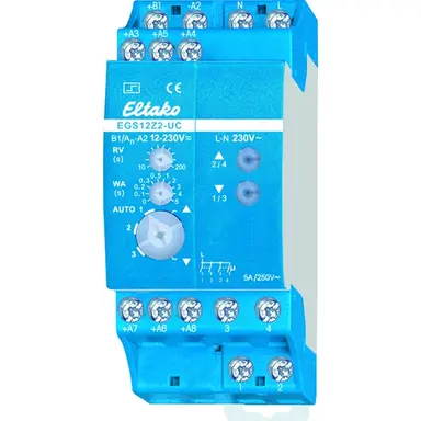 Eltako EGS12Z2-UC impulsrelais 4 maakcontact 5A 12-230V AC/DC DIN-rail