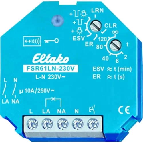Eltako FSR61LN-230V schakelactor inbouw tweepolig 230V AC