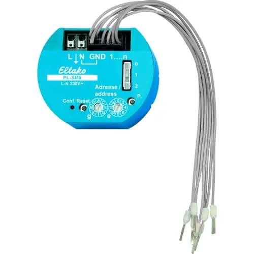 Eltako PL-SM8 sensoreingang Powerline 8 ingangen inbouw