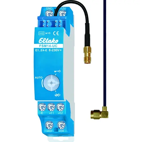 Eltako FSM14-UC zendmodule 4x commando codeerapparaat IP20