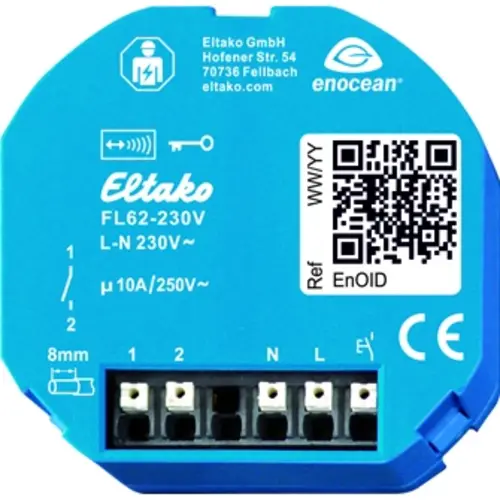 Eltako FL62-230V schakelactor inbouw impulsrelais 1 maakcontact 10A 250V AC