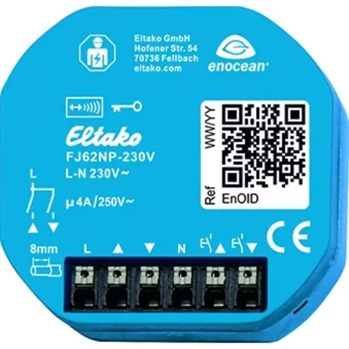 Eltako FJ62NP-230V schakelactor jaloezie/rolluik 230V 2 relais 0,6W
