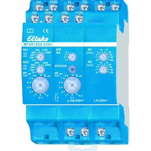 Eltako MFSR12DX-230V multifunctioneel stroomrelais 230V RS-232