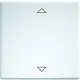Eltako W-FT55-rw+2P wip enkele 55x55mm voor taster en schakelaar mat wit