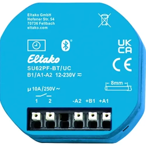 Eltako SU62PF-BT/UC astro schakelklok DIN-rail Bluetooth 1 maakcontact 10A