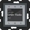 Hager Berker WAN6011AT radio touch DAB+ A1/A8/C1/C8 antraciet mat