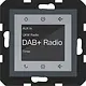 Hager Berker WAN6011AT radio touch DAB+ A1/A8/C1/C8 antraciet mat