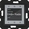 Hager Berker WAN6011BG radio touch DAB+ A1/A8/C1/C8 nachtzwart glans