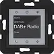 Hager Berker WAN6011BG radio touch DAB+ A1/A8/C1/C8 nachtzwart glans