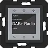 Hager Berker WAN6011BM radio touch DAB+ A1/A8/C1/C8 nachtzwart mat