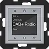 Hager Berker WAN6011TA radio touch DAB+ A1/A8/C1/C8 titaan