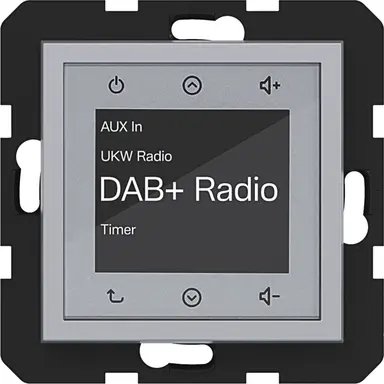 Hager Berker WAN6011TA radio touch DAB+ A1/A8/C1/C8 titaan