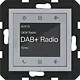 Hager Berker WAN6011TA radio touch DAB+ A1/A8/C1/C8 titaan