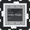 Hager Berker WAN6011WG radio touch DAB+ A1/A8/C1/C8 lichtwit glans