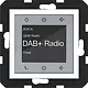 Hager Berker WAN6011WM radio touch DAB+ A1/A8/C1/C8 lichtwit mat