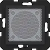 Hager Berker WAN6211BM luidspreker voor radio touch A1/A8/C1/C8 nachtzwart mat
