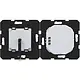 Hager Berker WAN6010BG radio touch DAB+ met luidspreker A1/A8/C1/C8 nachtzwart glans