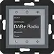 Hager Berker WAN6111AT radio touch DAB+ met Bluetooth A1/A8/C1/C8 antraciet mat