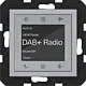 Hager Berker WAN6111TA radio touch DAB+ met Bluetooth A1/A8/C1/C8 titaan