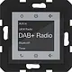 Hager Berker WAN6111BG radio touch DAB+ met Bluetooth A1/A8/C1/C8 nachtzwart glans