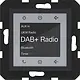 Hager Berker WAN6111BM radio touch DAB+ met Bluetooth A1/A8/C1/C8 nachtzwart mat