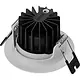 Opple 540001480000 LED-inbouwspot Sophia 85mm 10W 900lm 2700/3000/4000K UGR16 DALI IP44 dimbaar CRI90 wit