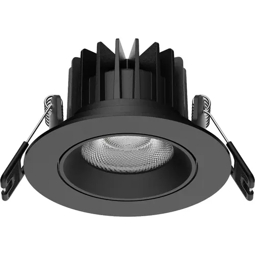 Opple 540001480700 LED-inbouwspot Sophia 85mm 10W 900lm 2700/3000/4000K UGR16 IP44 dimbaar CRI90 zwart