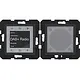Hager Berker WAN6110BM radio touch DAB+ met Bluetooth en luidspreker A1/A8/C1/C8 nachtzwart mat