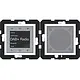Hager Berker WAN6110WG radio touch DAB+ met Bluetooth en luidspreker A1/A8/C1/C8 lichtwit glans