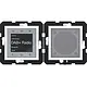 Hager Berker WAN6110WM radio touch DAB+ met Bluetooth en luidspreker A1/A8/C1/C8 lichtwit mat