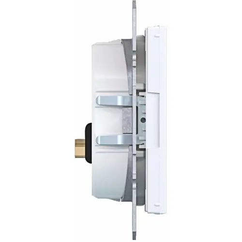 Hager Berker WAF4379WG HDMI-contactdoos met rechte HDMI-aansluiting A1/A8/C1/C8 lichtwit glans