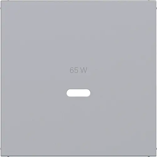 Hager Berker WAF1511TA centraalplaat voor USB-lader type C A1/A8/C1/C8 titaan