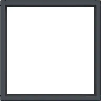 Hager Berker WAF7073AT tussenring 50x50mm A1/A8/C1/C8 antraciet mat
