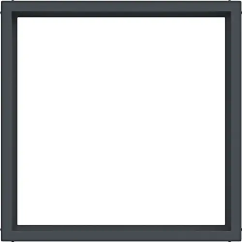 Hager Berker WAF7073AT tussenring 50x50mm A1/A8/C1/C8 antraciet mat