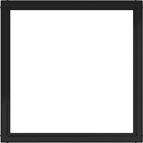 Hager Berker WAF7073BG tussenring 50x50mm A1/A8/C1/C8 nachtzwart glans