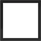 Hager Berker WAF7073BG tussenring 50x50mm A1/A8/C1/C8 nachtzwart glans