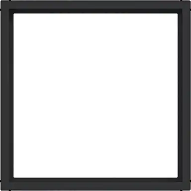 Hager Berker WAF7073BM tussenring 50x50mm A1/A8/C1/C8 nachtzwart mat