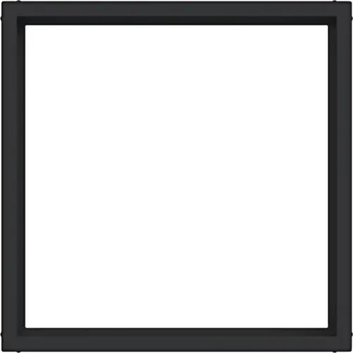 Hager Berker WAF7073BM tussenring 50x50mm A1/A8/C1/C8 nachtzwart mat
