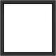 Hager Berker WAF7073BM tussenring 50x50mm A1/A8/C1/C8 nachtzwart mat